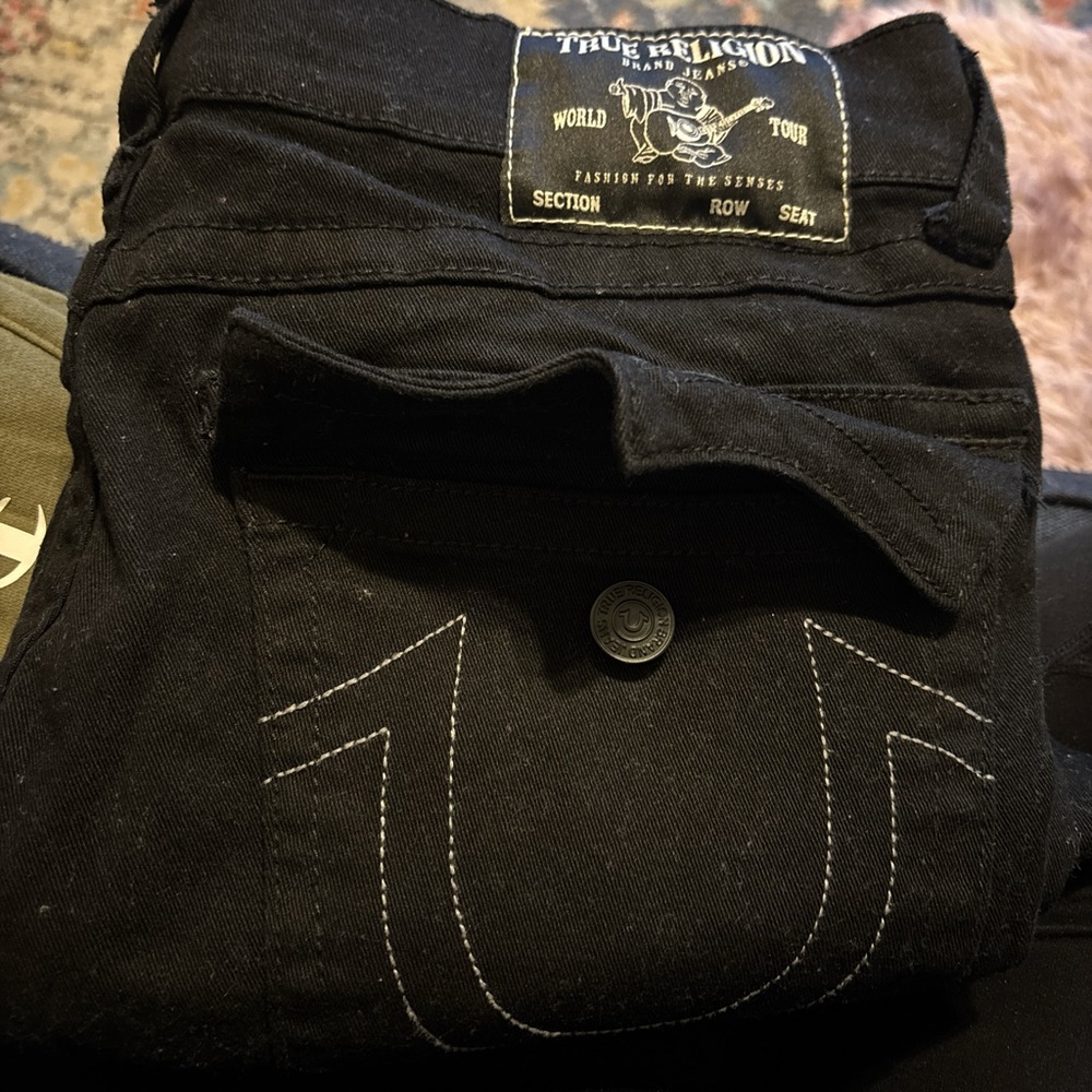 True Religion Black Denim Jeans